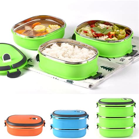 stainless steel lunch box bento 3 tier insulated tiffin|large tiffin lunch box.